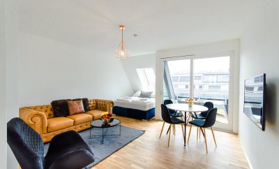 Bright modern apartment near the city center